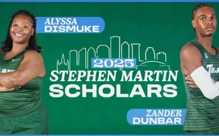 Dismuke and Dunbar Named 2025 Stephen Martin Scholars