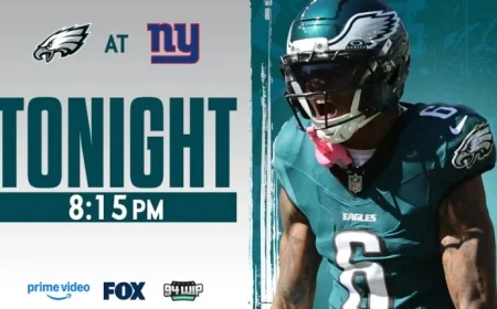 Eagles vs. Giants: How to Watch, Stream, and Listen