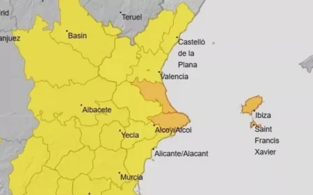 Spain Braces for Severe Rain, Storms, and Local Flash Flooding
