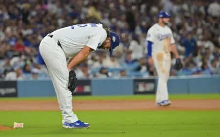 Kershaw Struggles in Relief During 8th-Inning Collapse