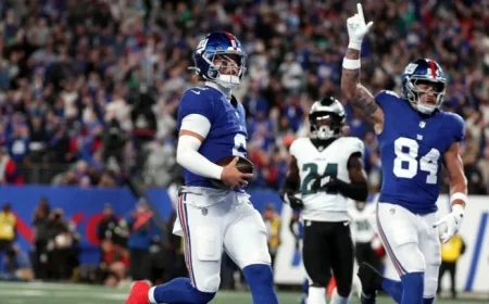 NFL Week 6 Highlights: Giants vs. Eagles Showdown