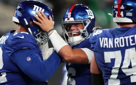 Giants Dominate Eagles with Powerful Home Victory