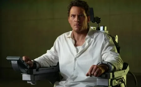Chris Pratt Faces an AI-Driven Future in ‘Mercy’ Trailer Debut at NYCC