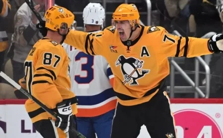 Penguins Dominate Islanders: Malkin’s Performance Steals the Show