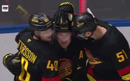 Boeser Scores Stunning Goal Top Shelf