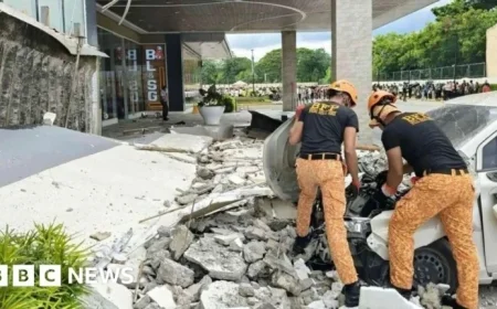 7.4 Magnitude Earthquake Strikes Southern Philippines