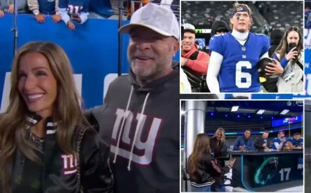 Jaxson Dart’s Mom Emotional After Giants’ Thrilling Victory