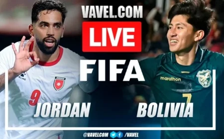 Jordan vs Bolivia: Live Score Updates for Friendly Match