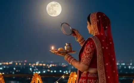 Karwa Chauth 2025: City-wise Moonrise Timings for Delhi, Noida, Mumbai, Chandigarh