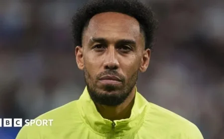 Aubameyang Shines: Scores Four, Sees Red in Gabon’s World Cup Qualifier Triumph