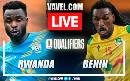 Rwanda vs Benin: Live Updates from 2026 World Cup Qualifier Match