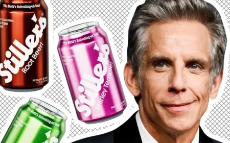 Ben Stiller’s 30-Calorie Sodas Revealed