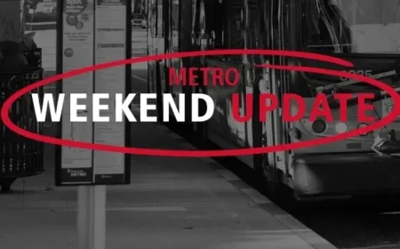 Weekend Metro Update: October 10-13, 2025