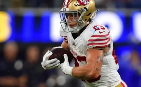 Christian McCaffrey Eyes Historic NFL Milestone on Sunday with 49ers