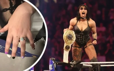 Perth Superfan Proposes to WWE Champion Rhea Ripley