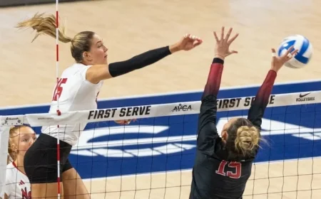 Nebraska Dominates Washington in Efficient Victory Sweep
