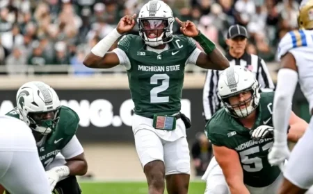 Michigan State QB Aidan Chiles Injured; Alessio Milivojevic Steps In