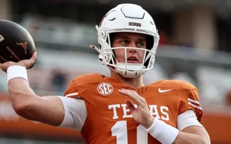 Arch Manning Seizes Opportunity to Shine on Major College Football Stage