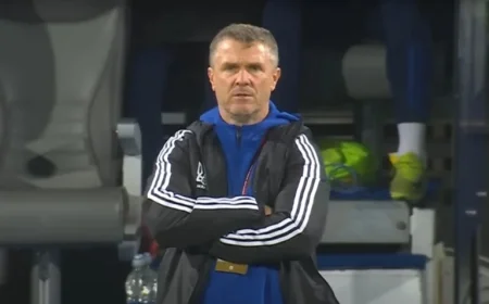 Rebrov Praises Ukraine’s Victory Over Iceland in 2026 World Cup Qualifier