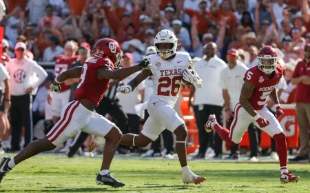 Texas vs Oklahoma: Red River Rivalry turns into trench war as Sooners strike first at the Cotton Bowl