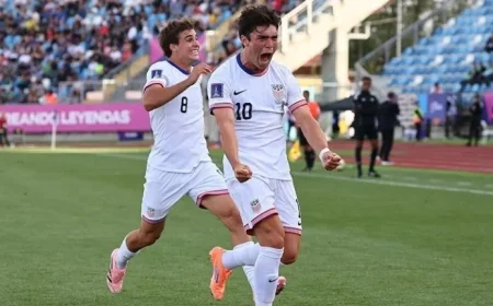 Cremaschi’s Brace, Tsakiris’ Goal Propel U.S. U-20 to World Cup Quarters