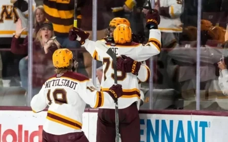Gophers and Eagles End in 2-2 Stalemate on Friday