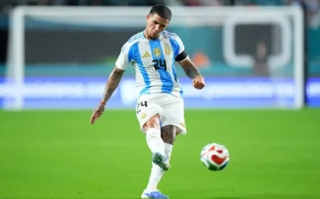 Enzo Fernandez Leads Argentina to Victory in International Match