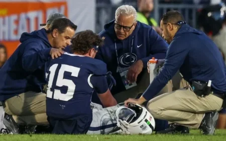Drew Allar’s Season-Ending Injury as Penn State Falls Short