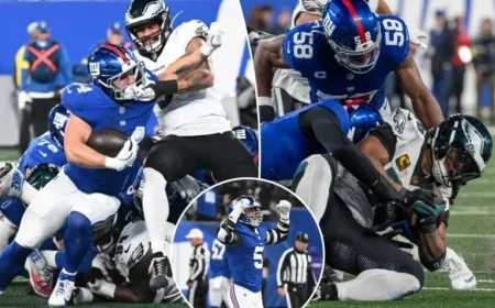Giants Dominate Eagles, Disrupting Their Signature Plays