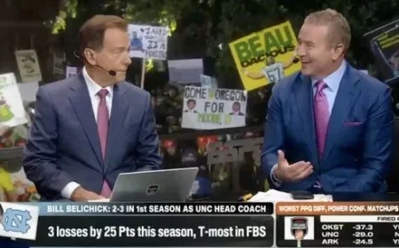 Bill Belichick Joins College GameDay in Tar Heels Future Discussion