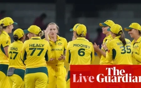 Australia Faces India in Women’s Cricket World Cup: Live Updates