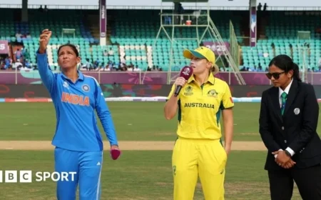 Live Updates: India vs Australia Women’s Cricket World Cup 2025 Scores & Highlights