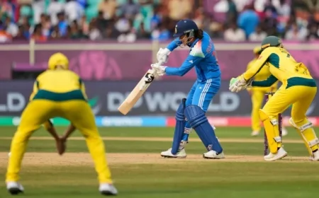 India Battles Australia in Women’s Cricket World Cup 2025 Live