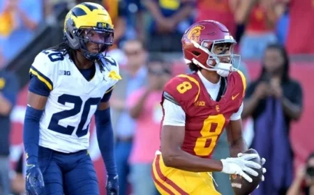 USC Defeats Michigan 31-13, Gains Almost 500 Yards Offense