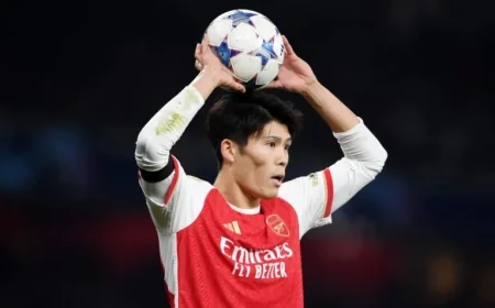 Takehiro Tomiyasu Shares Emotional Message Months After Arsenal Contract Termination