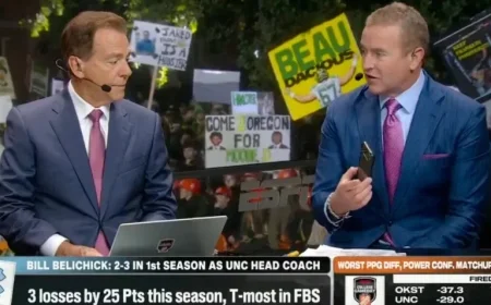 Bill Belichick Allegedly Calls ESPN, Stuns Hosts Discussing UNC Struggles
