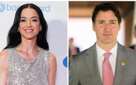 Katy Perry and Justin Trudeau Caught Kissing on Yacht