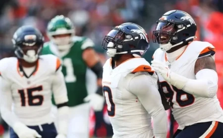 Jets Miss Clock Management; Broncos Lead 10-6 at Halftime