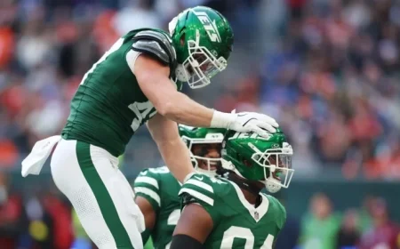 Jets Lead 11-10 After Broncos’ End Zone Penalty