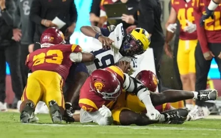 Humbled Michigan Football Returns Home Determined After Second Loss