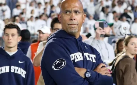 Penn State Dismisses Head Coach James Franklin After 12 Seasons