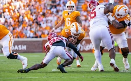 Tennessee vs. Arkansas: PFF Grades Revealed