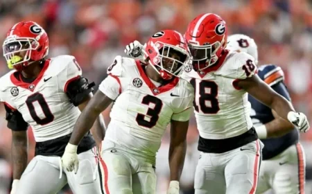 Georgia Triumphs Over Auburn with Another Impressive Rally