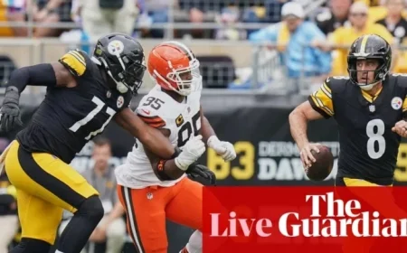 NFL Week 6: Steelers vs Browns, Ravens vs Rams Live Updates