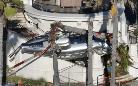 Helicopter Crashes in Huntington Beach, Captured Live on Social Media