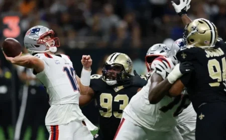 Drake Maye Shines, Leading Patriots to Victory Over Saints