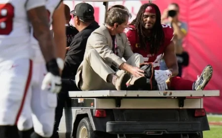 49ers’ Star Linebacker Fred Warner Suffers Ankle Injury