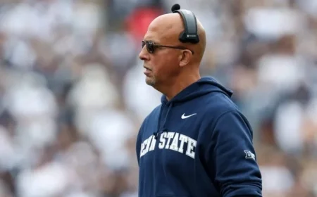Penn State Dismisses Coach James Franklin as Title Hopes Fade