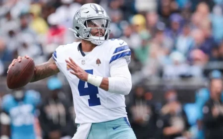 Dak Prescott Surpasses Troy Aikman in Key Career Stat Against Panthers