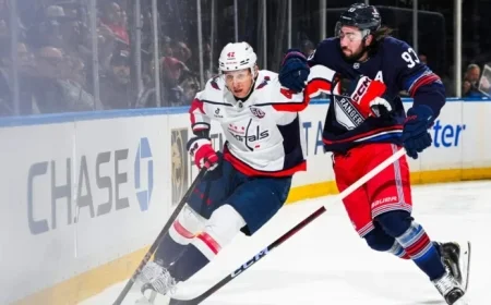 Rangers Host Capitals Seeking Third Consecutive Victory After Road Wins